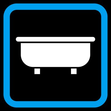 Küvet Düz Vektör Simgesi