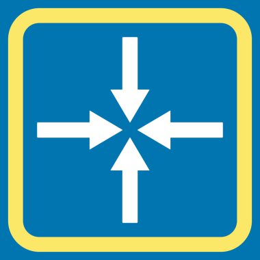 Etkisi oklar düz vektör simgesi