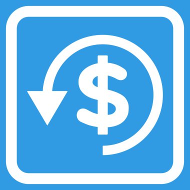 Ters ibraz düz vektör simgesi