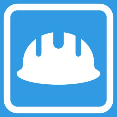 Oluşturucu işçisi düz vektör simgesi