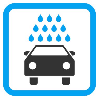 Araba Yıkama Düz Vektör Simgesi