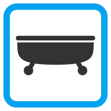 Küvet Düz Vektör Simgesi