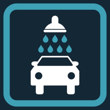Araba Yıkama Düz Vektör Simgesi
