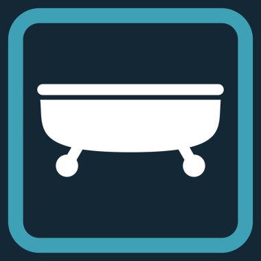 Küvet Düz Vektör Simgesi