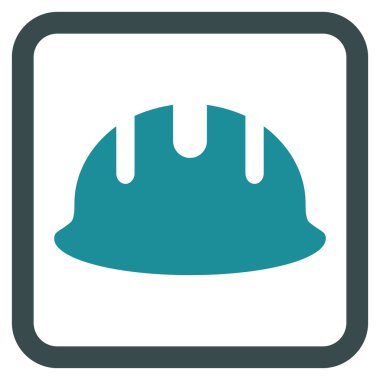 Oluşturucu işçisi düz vektör simgesi