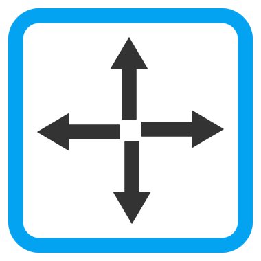 Oklar düz vektör simgesini genişletin