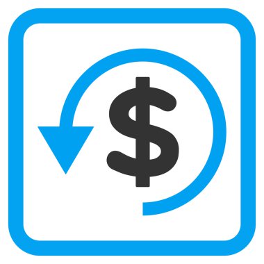 Ters ibraz düz vektör simgesi