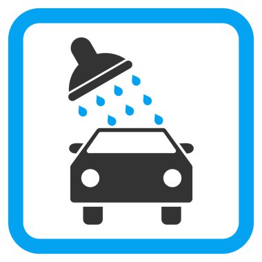 Araba Yıkama Düz Vektör Simgesi