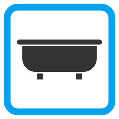 Küvet Düz Vektör Simgesi