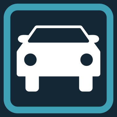 Otomobil Düz Vektör Simgesi