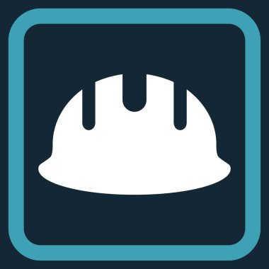 Oluşturucu işçisi düz vektör simgesi