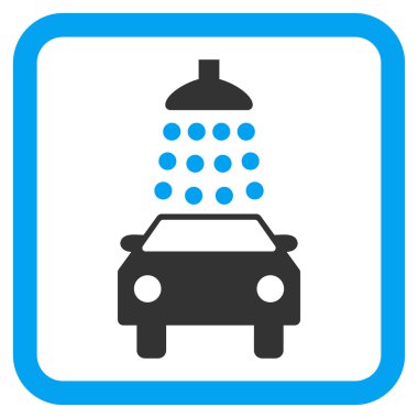 Araba Yıkama Düz Vektör Simgesi