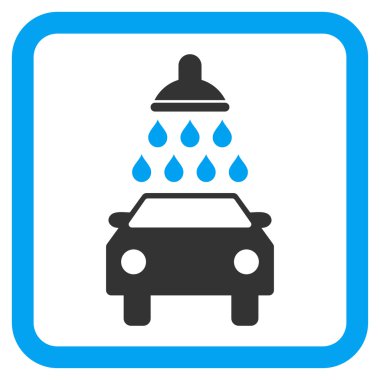 Araba Yıkama Düz Vektör Simgesi