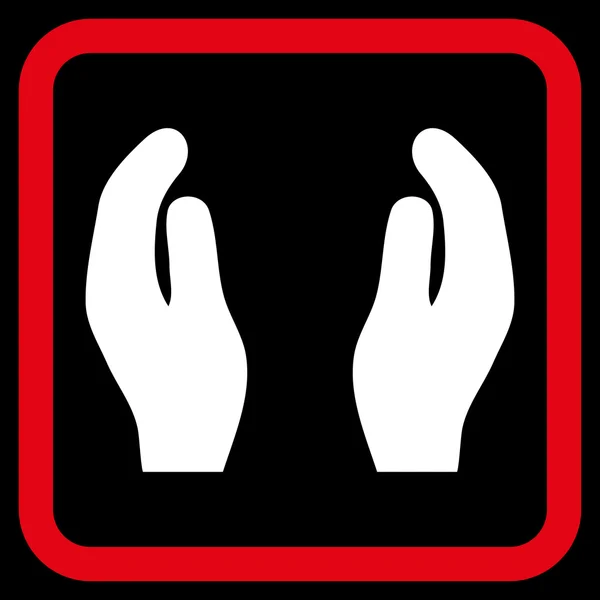 Pielęgnacja rąk płaski wektor ikona — Wektor stockowy