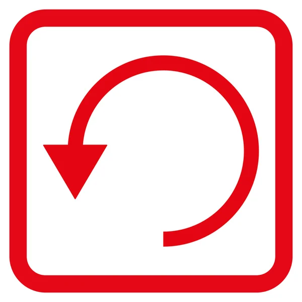 Ccw Flat Vector pictogram roteren — Stockvector