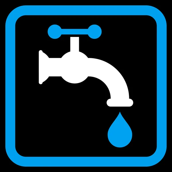 Wody wodociągowej płaski wektor ikona — Wektor stockowy