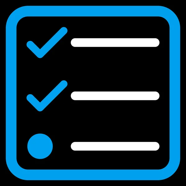 Checklist Flat Vector Icon — Stock Vector