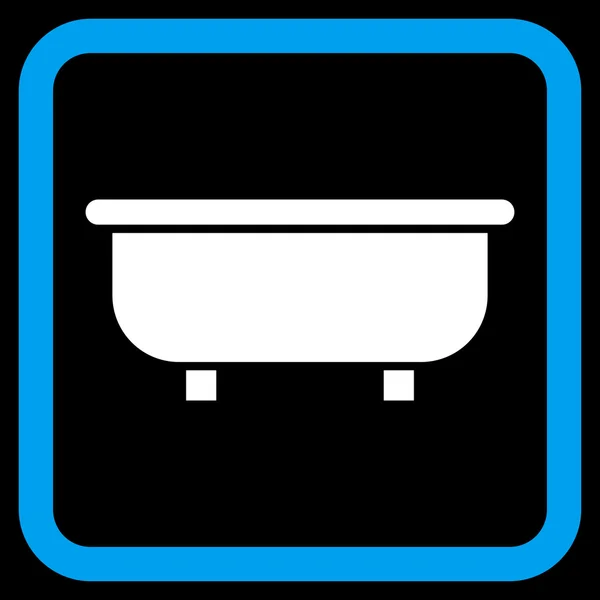 Bañera plana Vector Icono — Archivo Imágenes Vectoriales