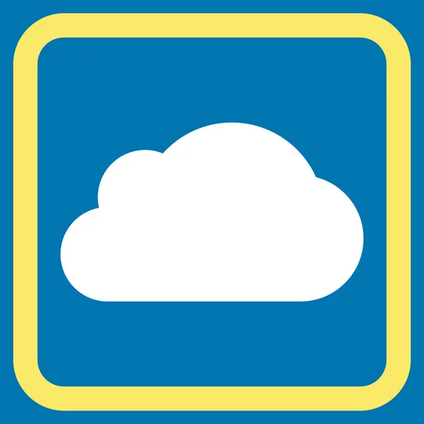 Chmura płaski wektor ikona — Wektor stockowy