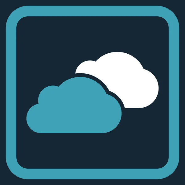 Chmury płaski wektor ikona — Wektor stockowy