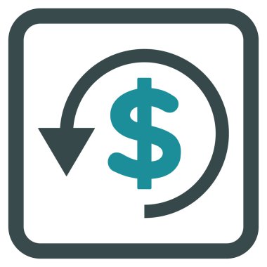 Ters ibraz düz vektör simgesi