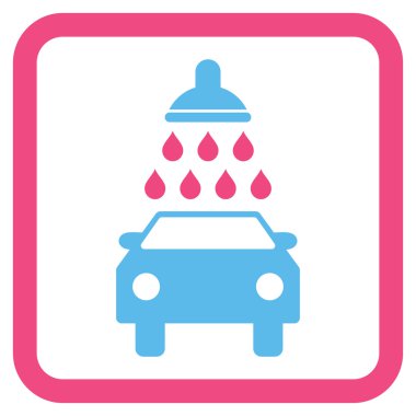 Araba Yıkama Düz Vektör Simgesi