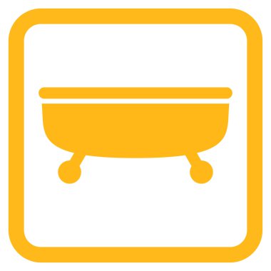 Küvet Düz Vektör Simgesi