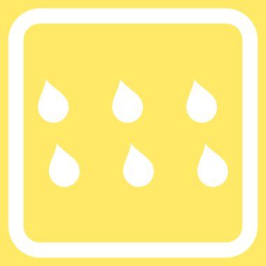 Damla düz vektör simgesi