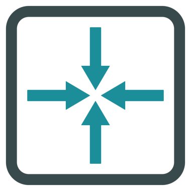 Etkisi oklar düz vektör simgesi