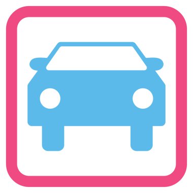 Otomobil Düz Vektör Simgesi