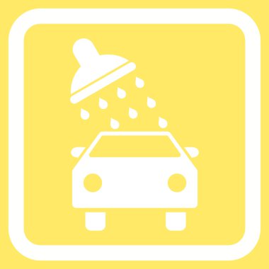 Araba Yıkama Düz Vektör Simgesi