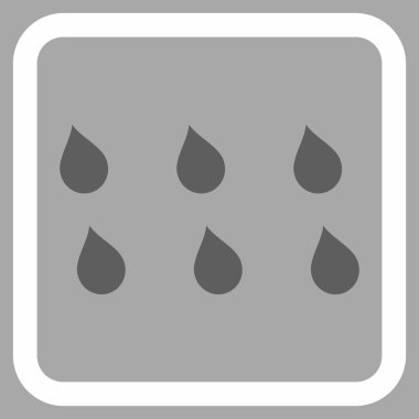 Damla düz vektör simgesi