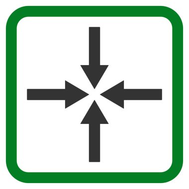 Etkisi oklar düz vektör simgesi