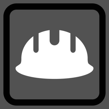 Oluşturucu işçisi düz vektör simgesi