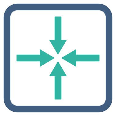 Etkisi oklar düz vektör simgesi