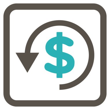 Ters ibraz düz vektör simgesi