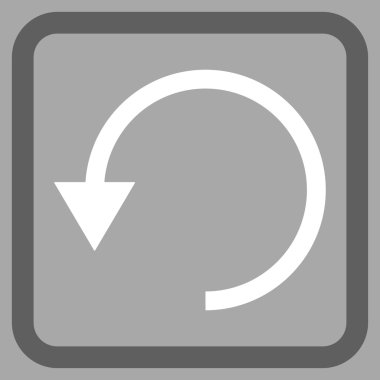 Saatin tersi yönde düz vektör simge döndürmek