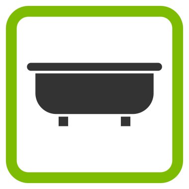 Küvet Düz Vektör Simgesi