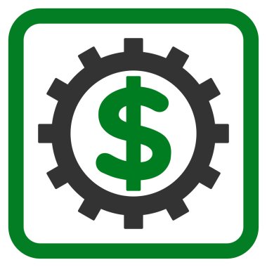 Finans sektöründe düz vektör simgesi