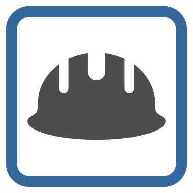 Oluşturucu işçisi düz vektör simgesi