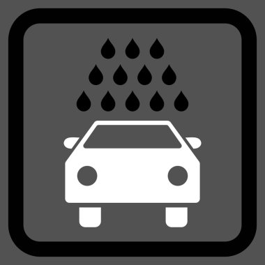 Araba Yıkama Düz Vektör Simgesi