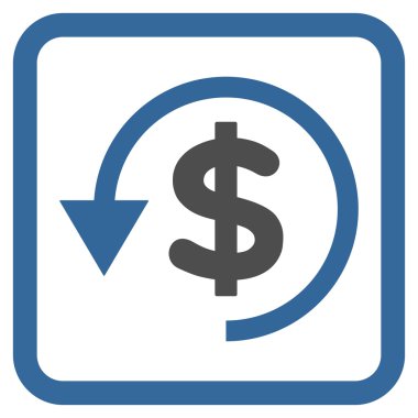 Ters ibraz düz vektör simgesi