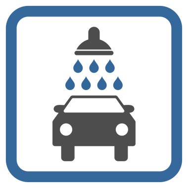 Araba Yıkama Düz Vektör Simgesi