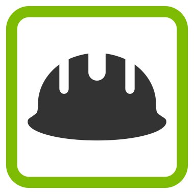 Oluşturucu işçisi düz vektör simgesi