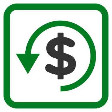 Ters ibraz düz vektör simgesi