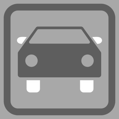 Otomobil Düz Vektör Simgesi