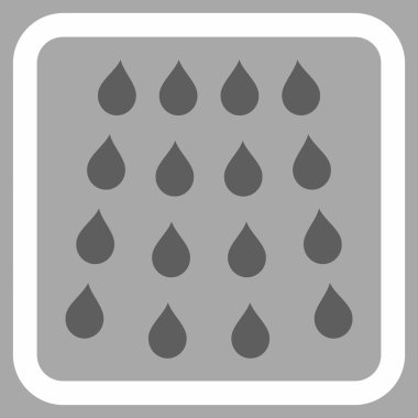 Damla düz vektör simgesi