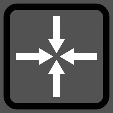 Etkisi oklar düz vektör simgesi