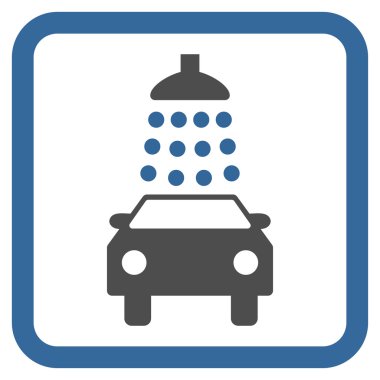 Araba Yıkama Düz Vektör Simgesi