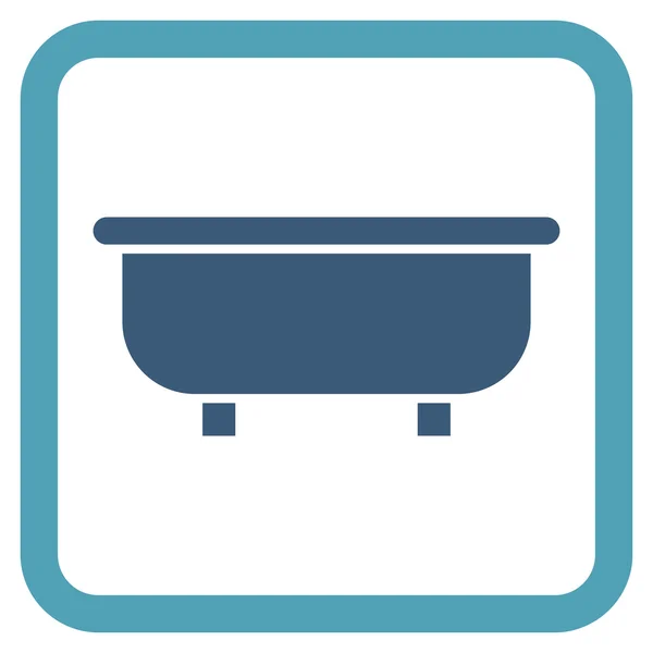 Bathtub Flat Vector Icon — Stock Vector